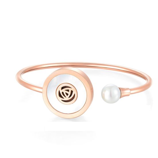 صورة Aromatherapy Jewelry Bracelet Rose Gold "Rose" - B2B